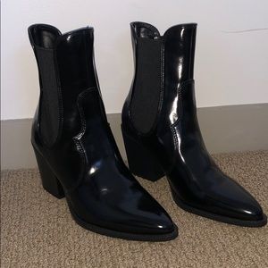 Zara Heeled Cowboy Ankle Boots